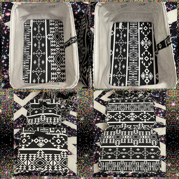 Victoria’s Secret PINK Galaxy full/queen comforter sheet set Aztec bins duffel++ - Picture 10 of 13